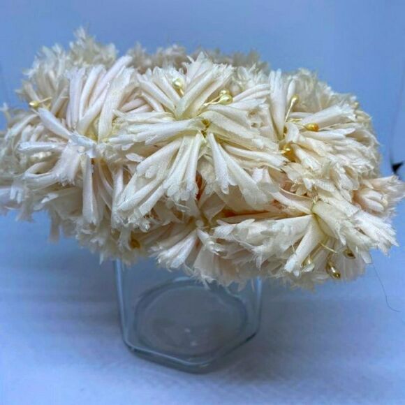 Vintage Pale Pink Flower Hat - Picture 1 of 7